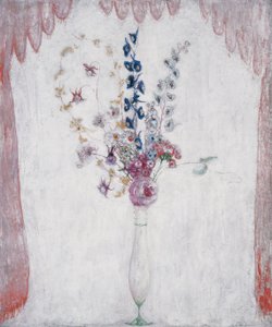 डेल्फिनम और कोलम्बिन, c.1923 (कैनवास पर तेल)