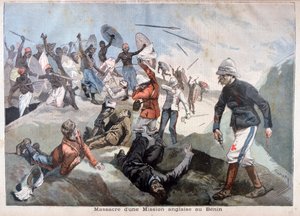 1897 में बेनिन में एक अंग्रेजी मिशन का नरसंहार