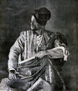 1893 में पेरिस में राजा बेहाज़िन के लिए मुख्य दाहोय दूत