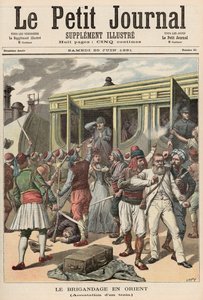 द ओरिएंट्स इन द ओरिएंट: एरेस्ट्स ऑन ए ट्रेन, &39;ले पेटिट जर्नल&39;, 20 जून 1891 से