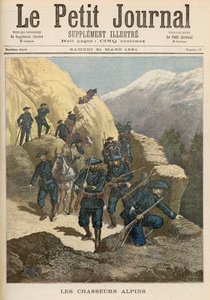 माउंटेन इन्फैंट्रीमेन, &39;ले पेटिट जर्नल&39;, 21 मार्च 1891 से द्वारा फॉर्च्यून लुई मेयुले और हेनरी मेयर