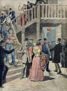 4 अगस्त 1895 को &39;ले पेटिट जर्नल&39; से पेरिस के होटलों में वेश्याओं की गिरफ्तारी द्वारा फॉर्च्यून लुई मेयुले और हेनरी मेयर
