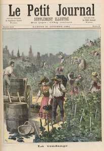 द वाइन हार्वेस्ट, &39;ले पेटिट जर्नल&39;, 31 अक्टूबर 1891 से