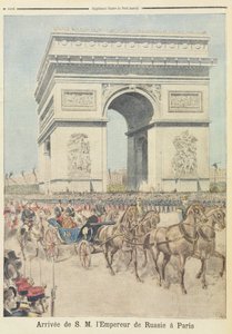 &39;द लिटिल जर्नल ’से पेरिस में ज़ार निकोलस II (1894-1917), 11 अक्टूबर 1896 द्वारा फॉर्च्यून लुई मेयुले और हेनरी मेयर