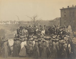 टस्केगी संस्थान, 1906 की स्थापना की 25वीं वर्षगांठ की तस्वीर। द्वारा फ्रांसिस बेंजामिन जॉनसन