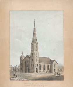 चर्च ऑफ़ द पिलग्रिम्स, ब्रुकलिन, न्यूयॉर्क, 1844।