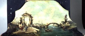 Capriccio वेनिस हार्बर व्यू द्वारा फ्रांसेस्को (बाद में) गार्डिया