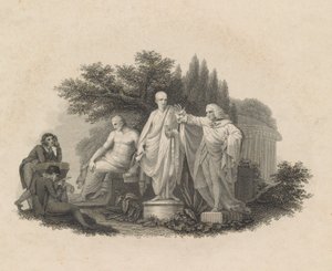 डेमोस्थनीज, सिसरो और विलियम पिट, अर्ल ऑफ चैथम, 1750-1815। द्वारा फ्रांसेस्को बार्टोलोजी
