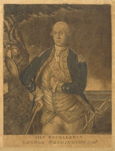 महामहिम, जॉर्ज वाशिंगटन एस्क्र।, सी। 1776 (मेजोटिन्ट) द्वारा फ्रांसेस्को फर्गोला