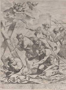 1640-70 में एक सूली पर चढ़ने से पहले प्रार्थना करते हुए सेंट एंड्रयू। द्वारा फ्रांसेस्को जियोवानी