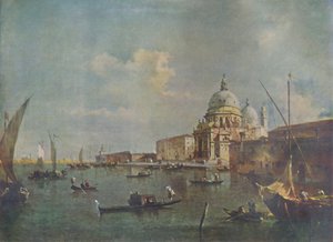 सांता मारिया डेला सैल्यूट, 1780, 1925। द्वारा फ्रांसेस्को गार्डी