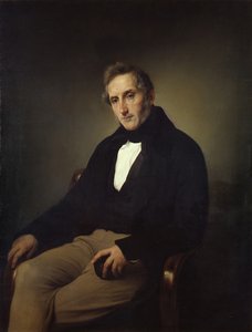 कवि एलेसेंड्रो मंज़ोनी का चित्रण 1785-1873 द्वारा फ्रांसेस्को हेज़