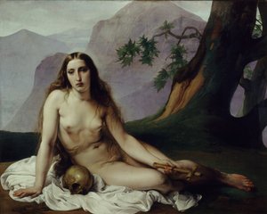 द रिपेंटेंट मैरी मैग्डलीन, 1833। द्वारा फ्रांसेस्को हेज़