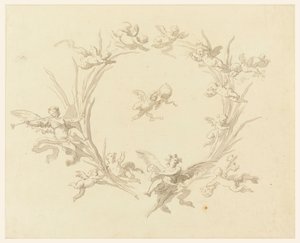 आरेखण, स्टडी फॉर फ्रेस्को डेकोरेशन, क्विरिनल पैलेस, रोम, 1815-16