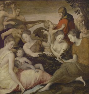 संगीत की कला, c.1565 द्वारा फ्रांसेस्को प्रिमैटिक्सियो