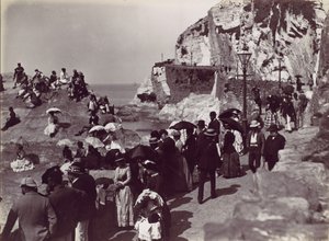 इलफ्राकोम्बे, कैपस्टोन परेड, 1870 के दशक। द्वारा फ्रांसिस बेडफोर्ड
