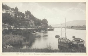 ट्रेफ्रिव - रिवर कॉनवे और स्टीमर, 186094। द्वारा फ्रांसिस बेडफोर्ड