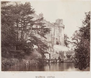 वारविक कैसल, c.1857 (एल्बम प्रिंट) द्वारा फ्रांसिस बेडफोर्ड