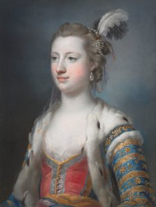 द राइट ऑनरेबल लेडी मैरी रेडक्लिफ 1732-1798, वाइफ ऑफ फ्रांसिस आइरे, एस्क।, 1755। द्वारा फ्रांसिस कोट्स