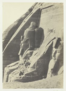 अबू सिंबल, नूबिया, 1857। द्वारा फ्रांसिस फ्रिथ