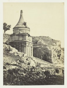 अबशालोम का मकबरा, यरूशलेम, 1857। द्वारा फ्रांसिस फ्रिथ