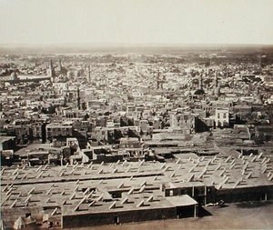 काहिरा, गढ़ से, c.1856-58 (एल्बम प्रिंट) (170812 भी देखें) द्वारा फ्रांसिस फ्रिथ