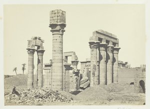 एरमेंट में क्लियोपेट्रा का मंदिर, थेब्स के पास, 1857।
