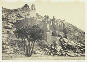 डौम पाम और बर्बाद मस्जिद, फिल, 1857। द्वारा फ्रांसिस फ्रिथ