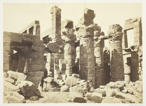 हॉल ऑफ कॉलम, 1857। द्वारा फ्रांसिस फ्रिथ