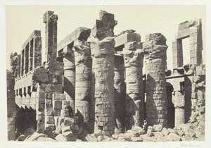 हॉल ऑफ कॉलम, कर्णक, 1857। द्वारा फ्रांसिस फ्रिथ