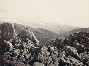माउंट हेर्मोन, ट्रांसफिगरेशन का पर्वत, सीए। 1857.