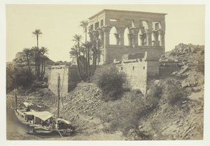 फरोहा बेड, फिलो द्वीप, 1857। द्वारा फ्रांसिस फ्रिथ