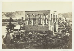 फिरौन का बिस्तर, फिल, महान मंदिर से, 1857। द्वारा फ्रांसिस फ्रिथ