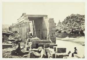 कोलोनेड, फिलो द्वीप, 1857। द्वारा फ्रांसिस फ्रिथ