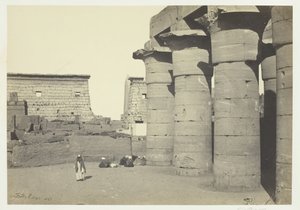 लक्सर, 1857 में देखें। द्वारा फ्रांसिस फ्रिथ