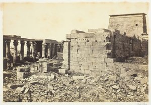 फिलै के द्वीप पर देखें, 1857, 1862 मुद्रित। द्वारा फ्रांसिस फ्रिथ