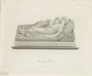 लिचफील्ड कैथेड्रल - "द स्लीपिंग चिल्ड्रेन": उत्कीर्णन, एनडी [19 प्रतिशत]