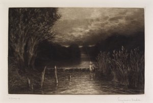 ग्रेवल फिशिंग, 1897 द्वारा फ्रांसिस सीमोर हैडेन