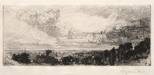 आउट ऑफ स्टडी विंडो, 1862। द्वारा फ्रांसिस सीमोर हैडेन