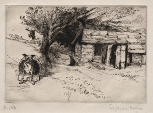 केबिन, 1877। द्वारा फ्रांसिस सीमोर हैडेन