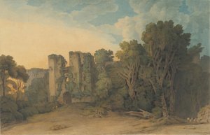 डेवोन काउंटी में बेरी पोमेरॉय कैसल, 1775-1805। द्वारा फ्रांसिस टाउने