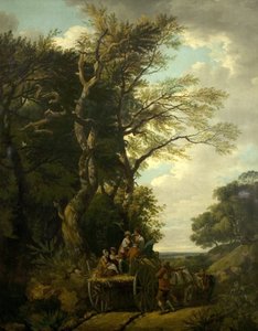 हार्वेस्ट वैगन, 1774 द्वारा फ्रांसिस व्हीटली