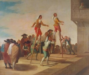 स्टिल्ट्स (लॉस ज़ैंकोस)। 1791-1792 द्वारा फ़्रांसिस्को डी गोया