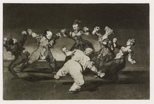 मीरा फ़ॉली (एस्परेट एसेप्रे), प्लेट 12 "लॉस प्रोवेरबियोस" से, c.1819-24 (नक़्क़ाशी, एक्वाटिंट, लाविस, बर्नर, ड्राय पॉइंट और बरिन) द्वारा फ़्रांसिस्को डी गोया