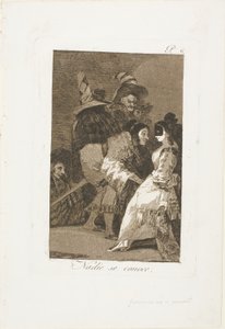 कोई भी खुद को नहीं जानता, लॉस कैप्रीचोस से प्लेट छह द्वारा फ़्रांसिस्को जोस डी गोया वाई लुसिएंटेस
