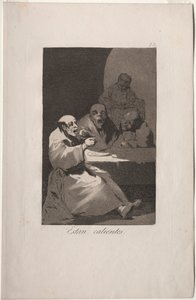 Caprichos: वे गर्म हैं .. द्वारा फ़्रांसिस्को डी गोया