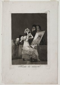 कैप्रिचोस: डेथ, 1799 तक। द्वारा फ़्रांसिस्को डी गोया