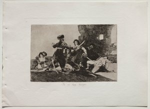 युद्ध की आपदाएँ: अब समय नहीं है, 1810-20। द्वारा फ़्रांसिस्को डी गोया