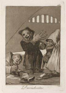 Duendecitos। Hobgoblins। लॉस कैप्रिचोस से, 1797-1798 द्वारा फ़्रांसिस्को डी गोया