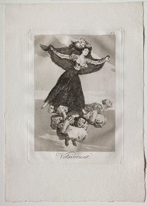 अस्सी कैप्रिचोस: वोलेवर्ंट, 1793-1798। द्वारा फ़्रांसिस्को डी गोया